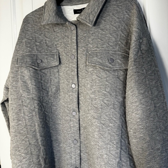 Simply Southern Gray Quilted Jacket NWT - Picture 1 of 9